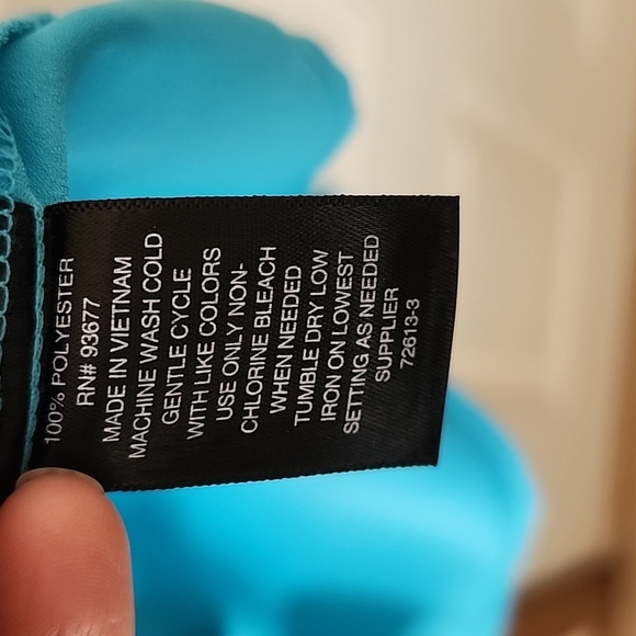 Worthington Turquoise Blouse - Picture 3 of 4